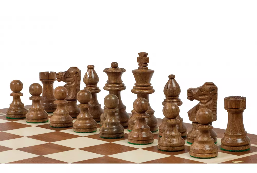 Szachy Turniejowe French Staunton Gold nr 4 (42x42cm)